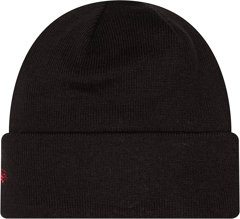 Buffalo Bills Chrome 2026 Sideline Black New Era Knit Cuffed Knit
