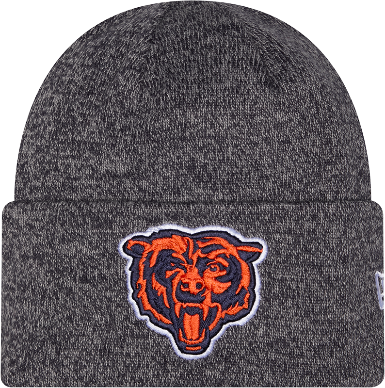 Chicago Bears Marble Navy New Era Knit Classic Cuffed Knit