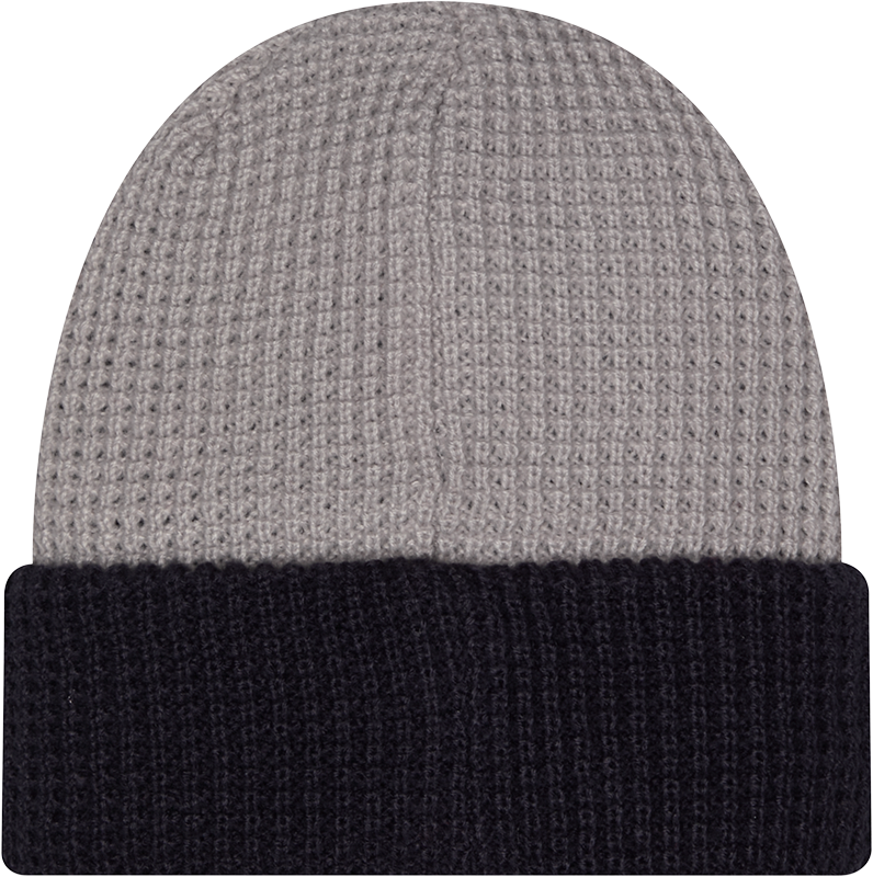 Chicago Bears Waffle Grey/Navy New Era Knit Classic Cuffed Knit