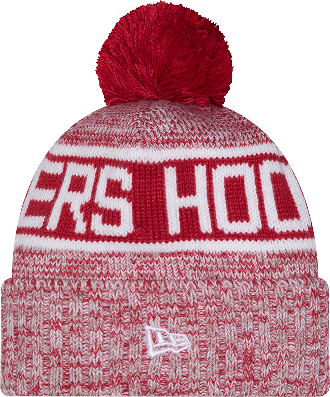 Indiana Hoosiers New Era Knit Hoosiers Classic Cuffed Knit Hat with Pom