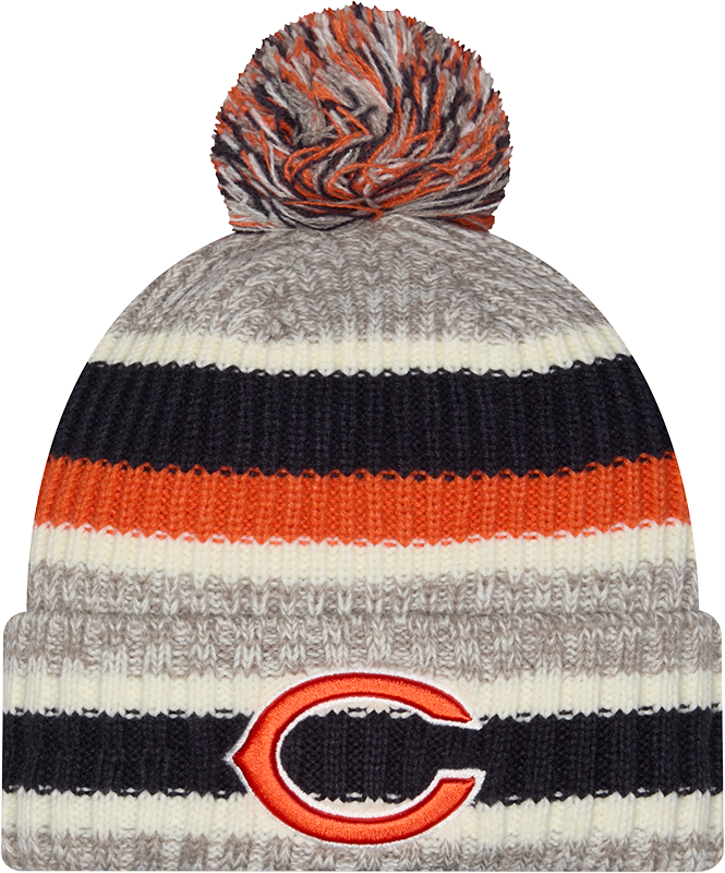 Chicago Bears Secondary 'C' Logo Fan Pack Pom Knit