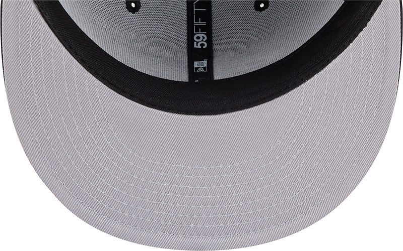 Men's New Era Black/White Chicago Bears Graphite Logo 59FIFTY Fitted Hat