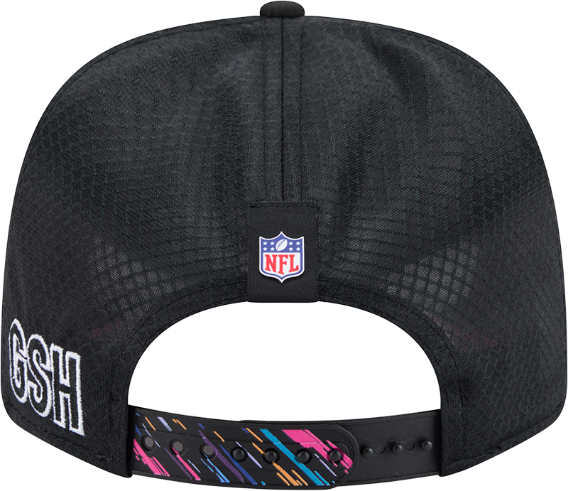 Men's Chicago Bears New Era Black 2026 NFL Crucial Catch "B" Logo 9SEVENTY Adjustable Hat