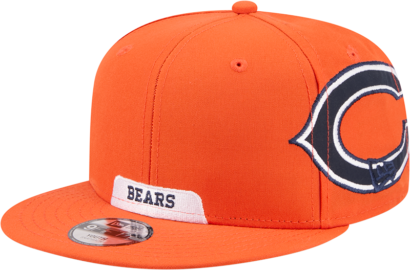 Chicago Bears New Era 2026 Rivalries Collection Fan Pack Helmet 9FIFTY Snapback Hat - Orange