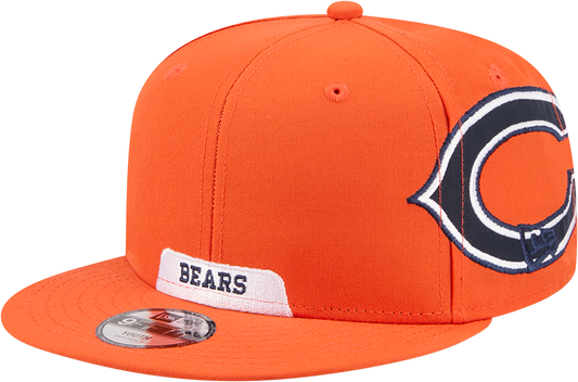 Chicago Bears New Era 2026 Rivalries Collection Fan Pack Helmet 9FIFTY Snapback Hat - Orange