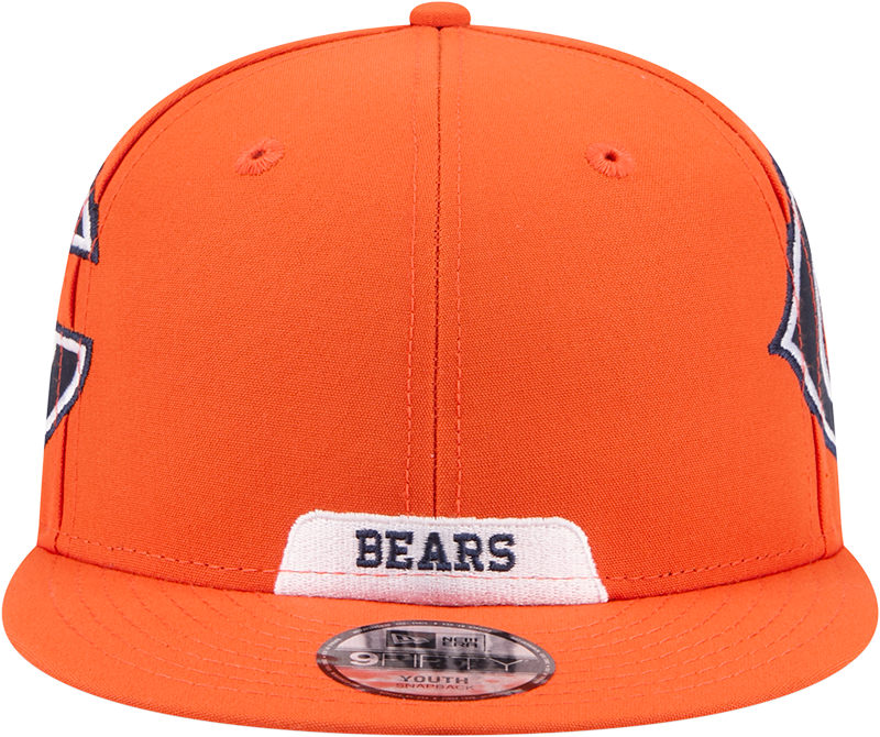 Chicago Bears New Era 2026 Rivalries Collection Fan Pack Helmet 9FIFTY Snapback Hat - Orange