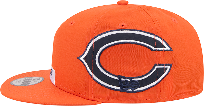 Chicago Bears New Era 2026 Rivalries Collection Fan Pack Helmet 9FIFTY Snapback Hat - Orange