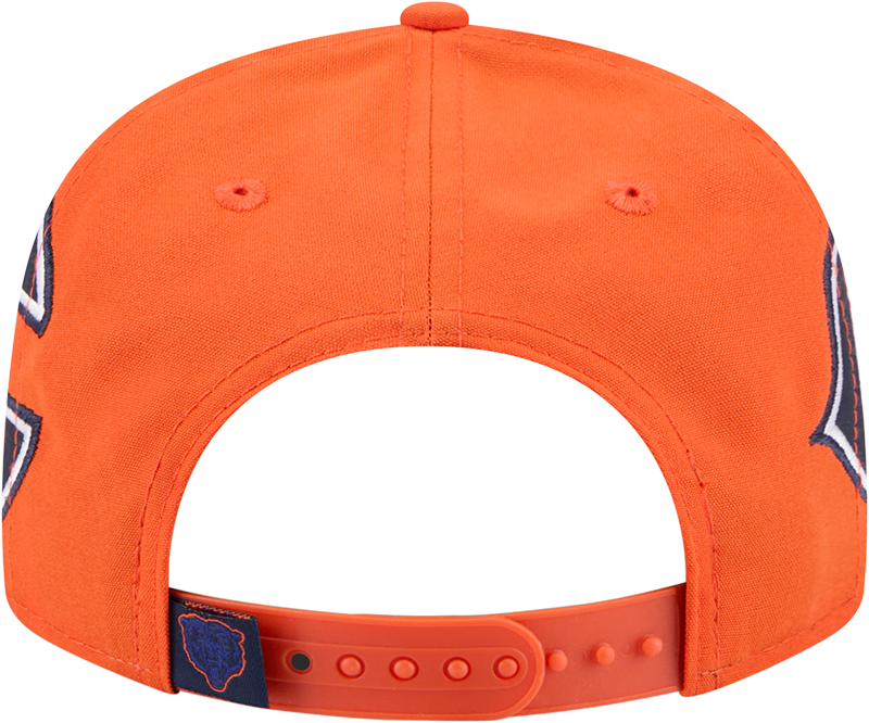 Chicago Bears New Era 2026 Rivalries Collection Fan Pack Helmet 9FIFTY Snapback Hat - Orange