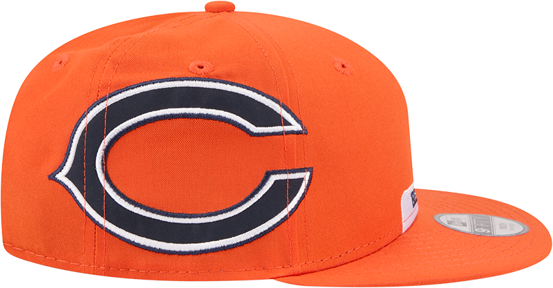 Chicago Bears New Era 2026 Rivalries Collection Fan Pack Helmet 9FIFTY Snapback Hat - Orange