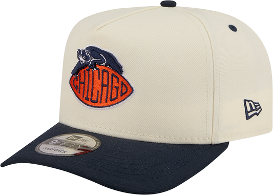 Men's Chicago Bears New Era 2026 NFL Rivalry Chrome A-Frame 9FIFTY Snapback Adjustable Hat