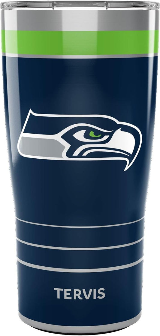 Seattle Seahawks Touchdown 20 oz. Stainless Steel Tumbler By Tervis - Pro Jersey Sports