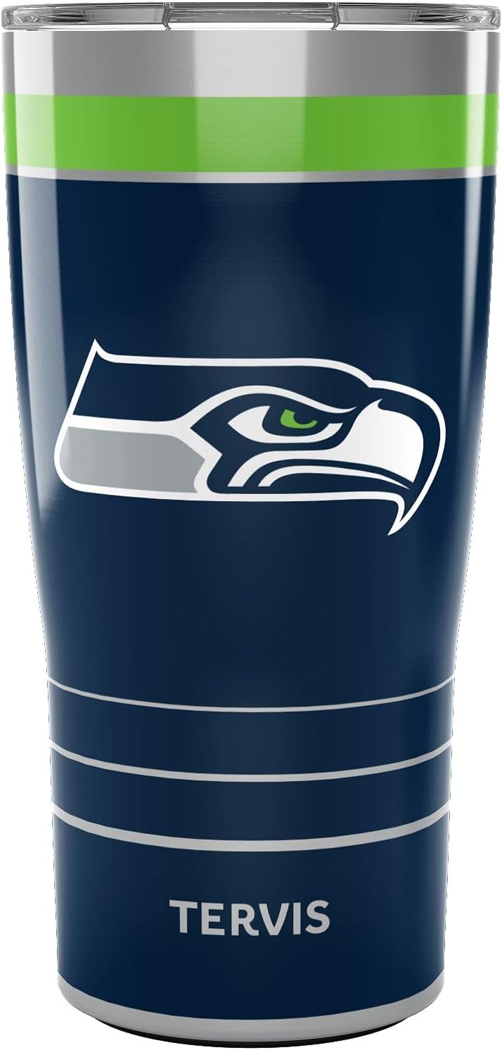 Seattle Seahawks Touchdown 20 oz. Stainless Steel Tumbler By Tervis - Pro Jersey Sports