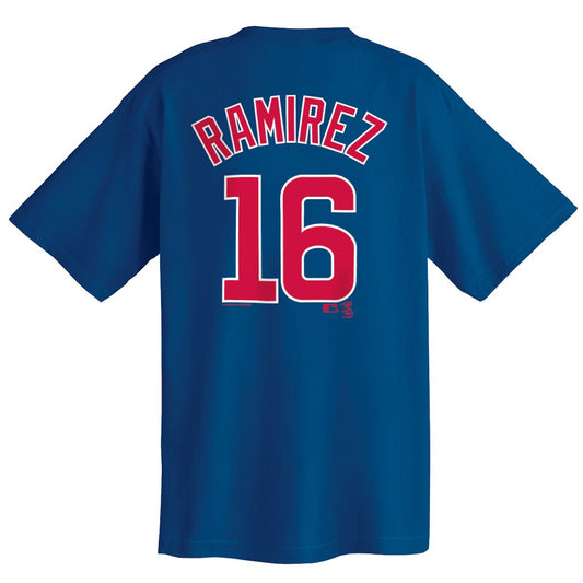 Men's Chicago Cubs Aramis Ramirez Royal Blue Player T-Shirt