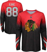 Chicago Blackhawks #88 Patrick Kane Youth Dri-fit Long Sleeve Shirt - Pro Jersey Sports
