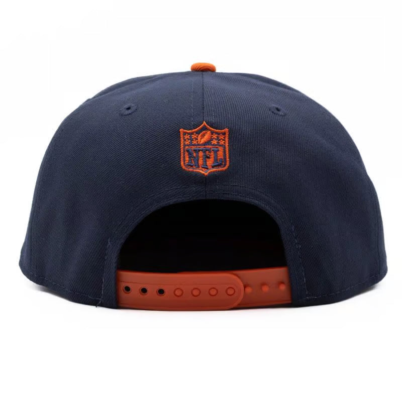 Chicago Bears New Era 2 Tone Navy Orange Monsters Of The Midway Adjustable Snapback Hat - Pro Jersey Sports