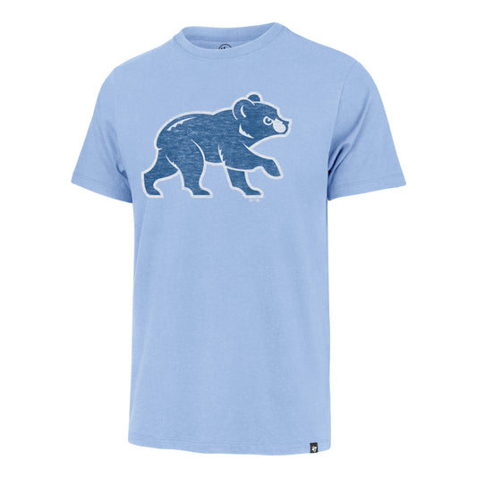 Men's Chicago Cubs Premier Franklin Gulf Blue Walking Bear Tee by '47