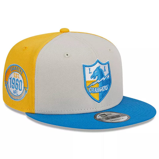 Men's Los Angeles Chargers Historic Team Color NFL 9FIFTY Snapback Adjustable Hat