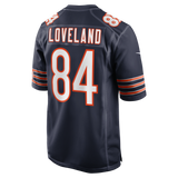 Men's Chicago Bears Colston Loveland Nike Navy Team Color Game Jersey - Pro Jersey Sports