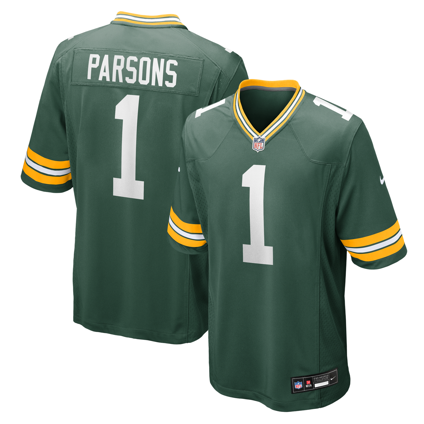 Men's Green Bay Packers Micah Parsons Nike Green Player Game Jersey - Pro Jersey Sports
