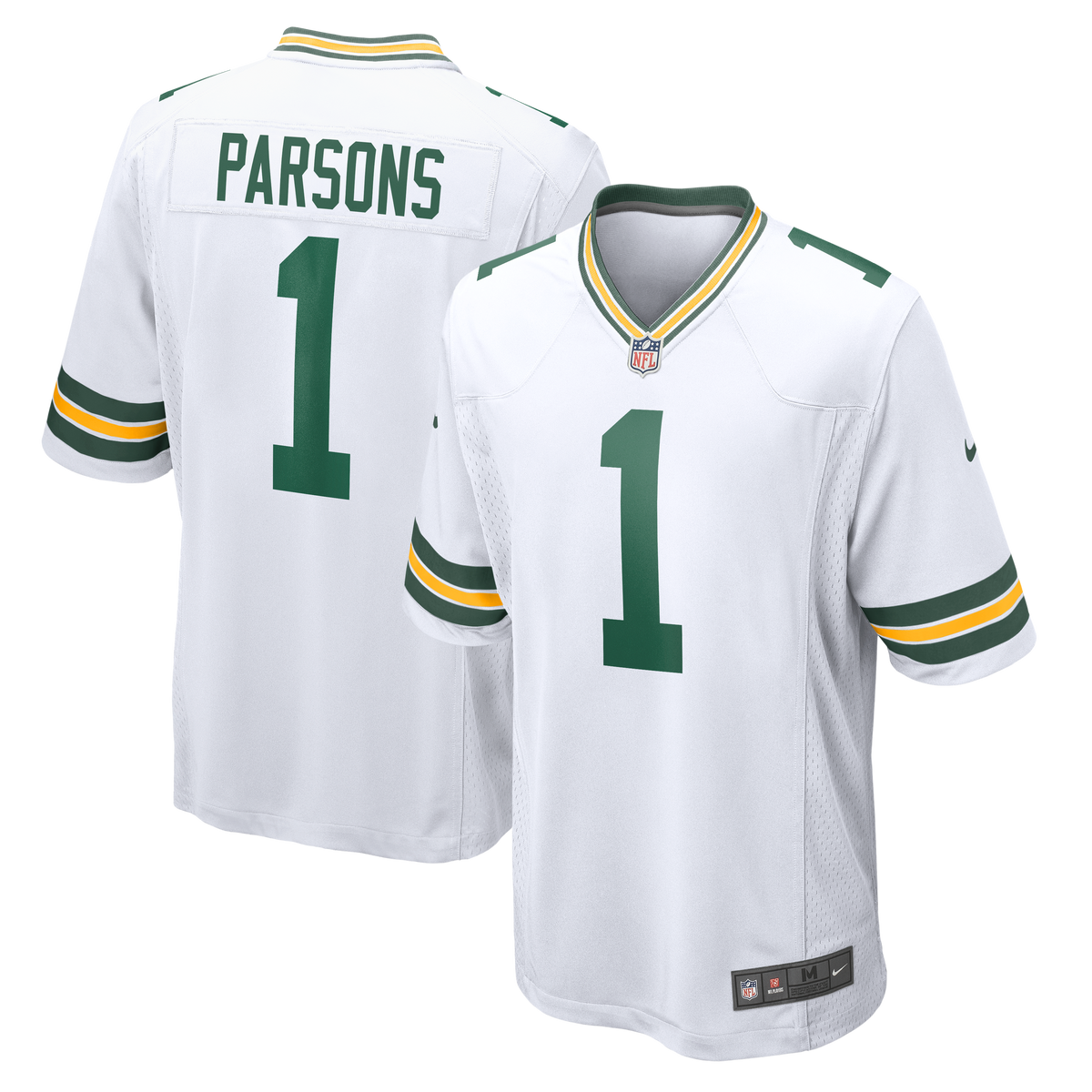 Men's Green Bay Packers Micah Parsons Nike White Player Game Jersey - Pro Jersey Sports