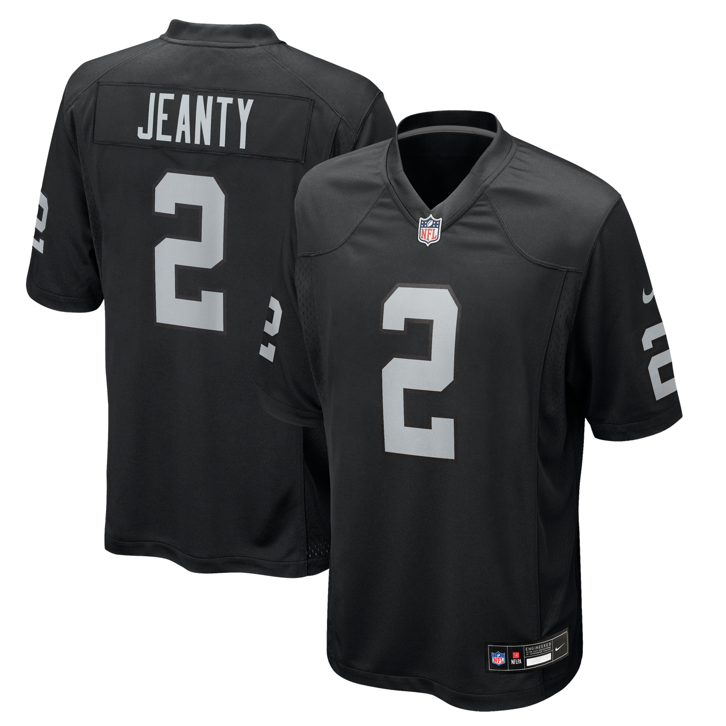 Men's Ashton Jeanty Las Vegas Raiders Nike Black Replica Game Jersey - Pro Jersey Sports