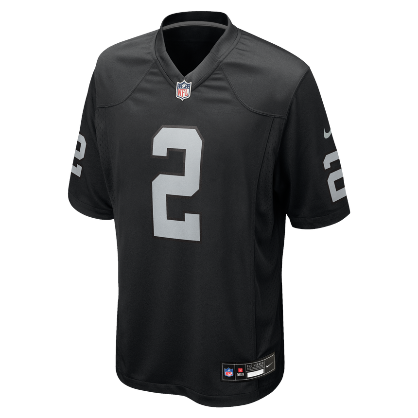 Men's Ashton Jeanty Las Vegas Raiders Nike Black Replica Game Jersey - Pro Jersey Sports