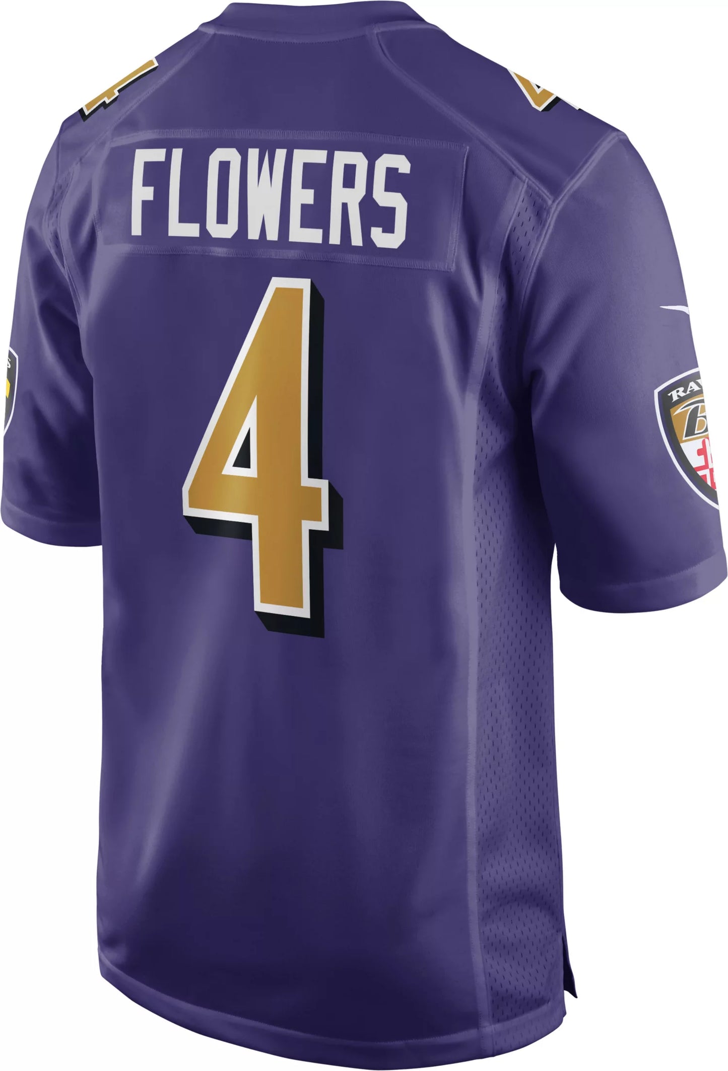 Youth Zay Flowers Baltimore Ravens Nike Alternate Purple Game Jersey