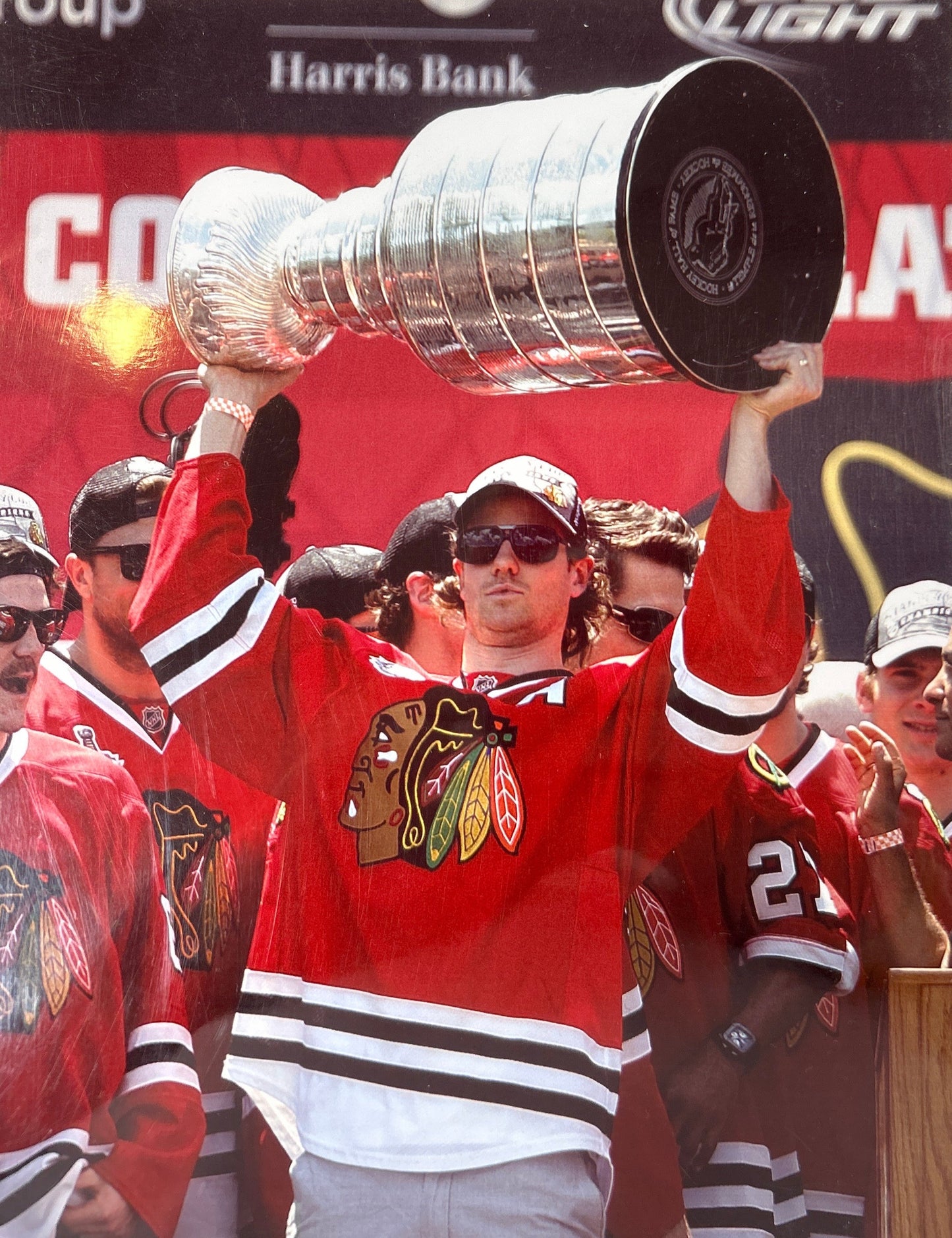 Duncan Keith 2013 Stanley Cup Champions Parade 8x10 Photo
