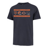 Men's Chicago Bears Multi Logo Navy Regional Club Tee - Pro Jersey Sports