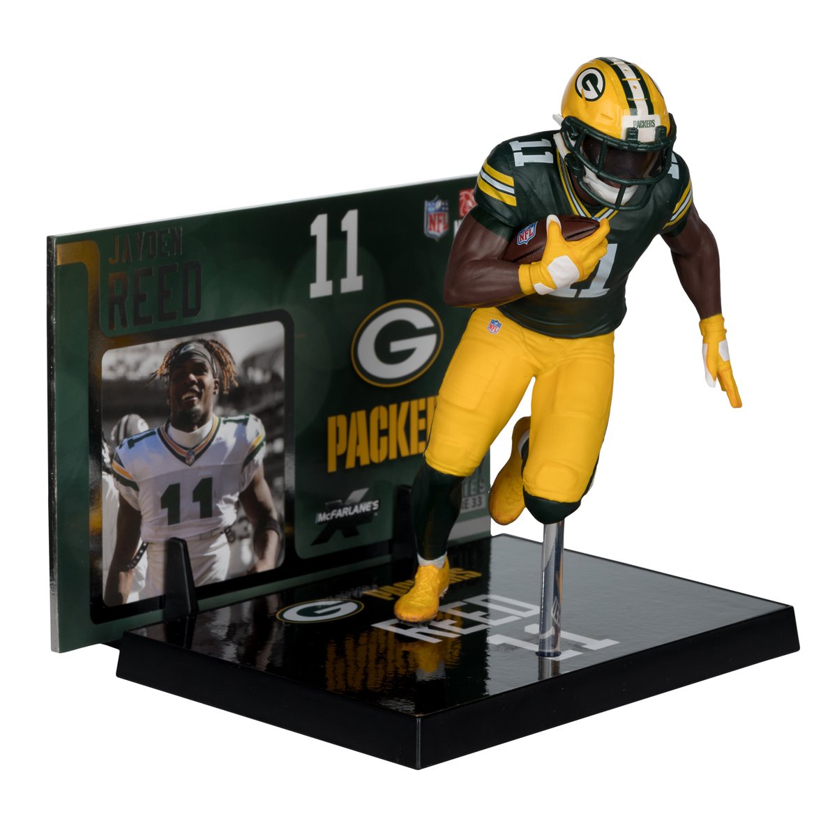 Jayden Reed Green Bay Packers Sportspicks Legacy Series McFarlane Figure - Pro Jersey Sports