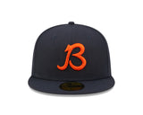 Chicago Bears "B" Logo Nightshift Navy New Era 59FIFTY Fitted Hat - Pro Jersey Sports