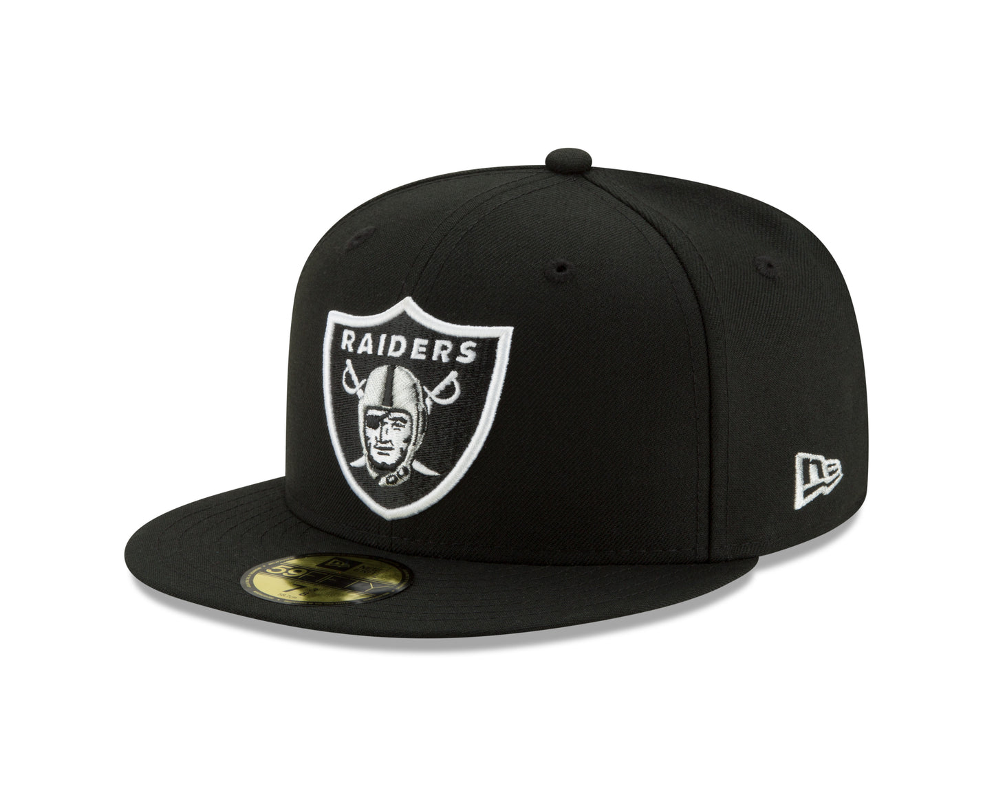 Las Vegas Raiders New Era Black Classic 59FIFTY Fitted Hat