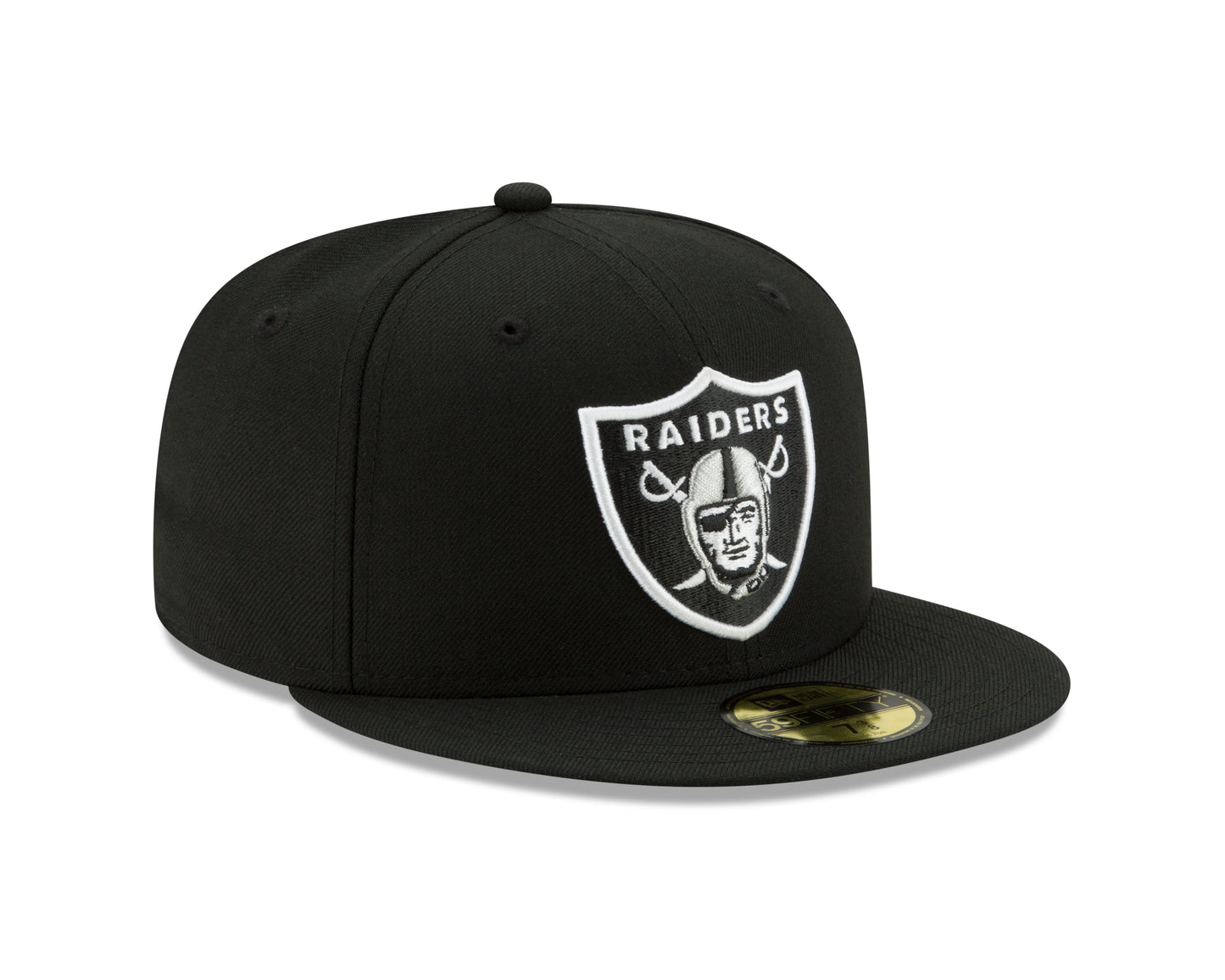 Las Vegas Raiders New Era Black Classic 59FIFTY Fitted Hat