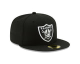 Las Vegas Raiders New Era Black Classic 59FIFTY Fitted Hat - Pro Jersey Sports