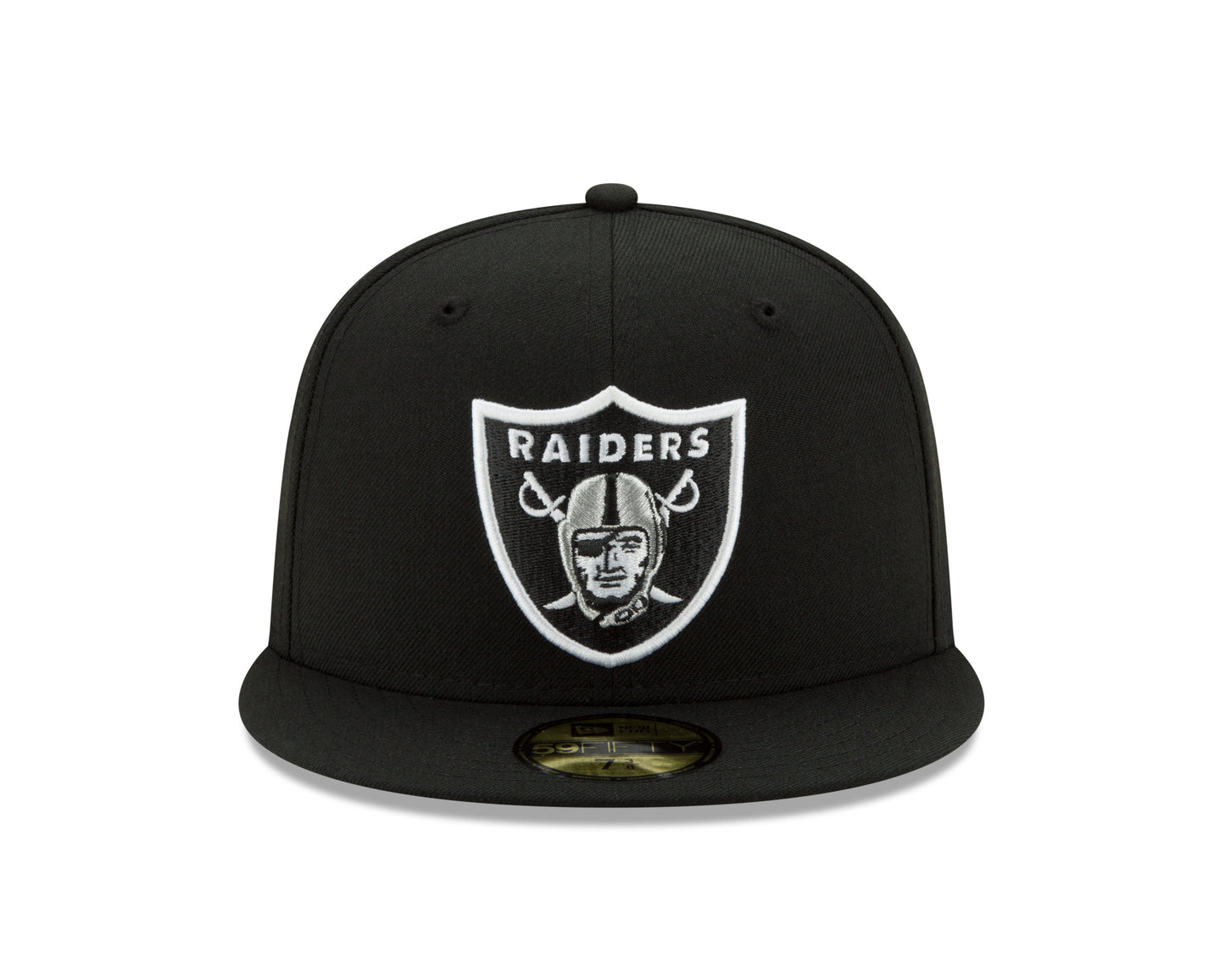 Las Vegas Raiders New Era Black Classic 59FIFTY Fitted Hat