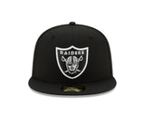 Las Vegas Raiders New Era Black Classic 59FIFTY Fitted Hat - Pro Jersey Sports