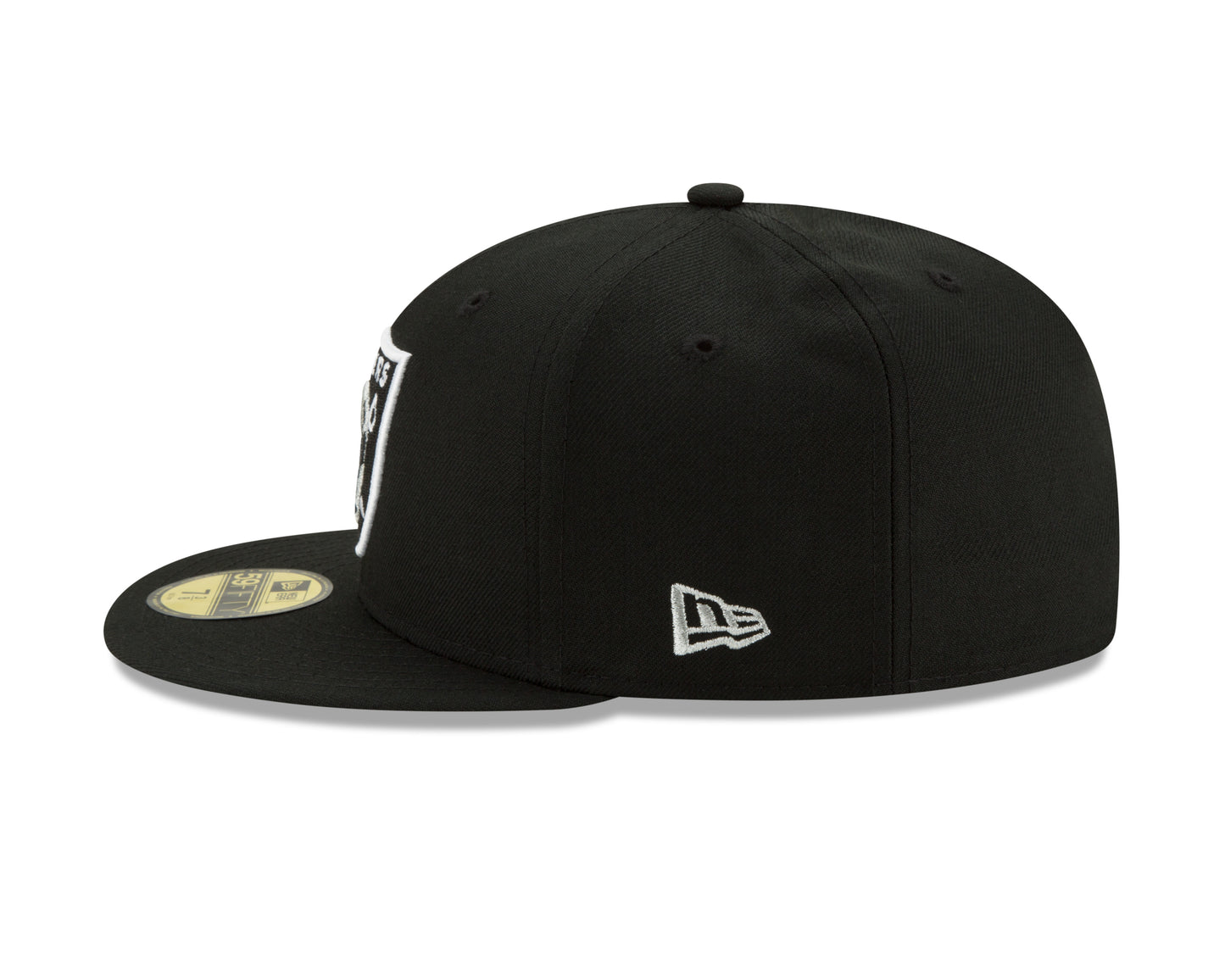 Las Vegas Raiders New Era Black Classic 59FIFTY Fitted Hat