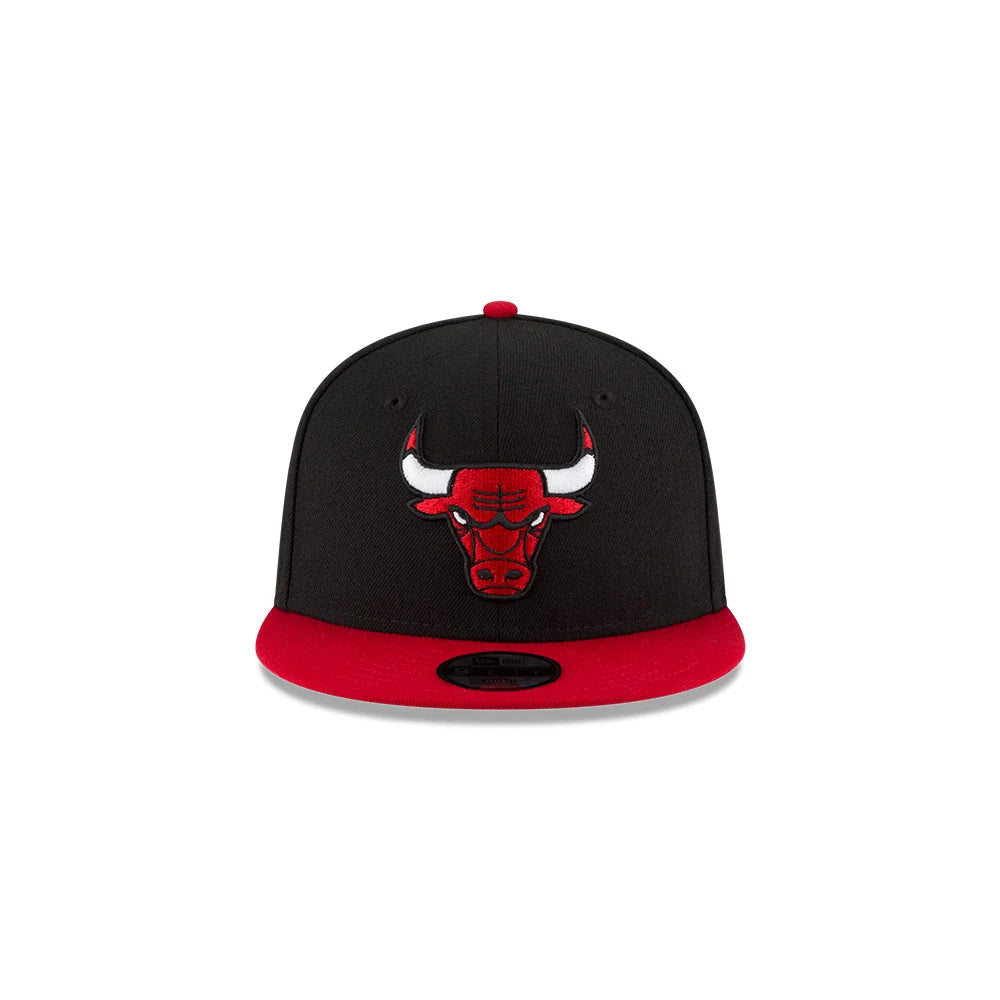 Youth Chicago Bulls 2-Tone Black/Red New Era 9FIFTY Snapback Hat