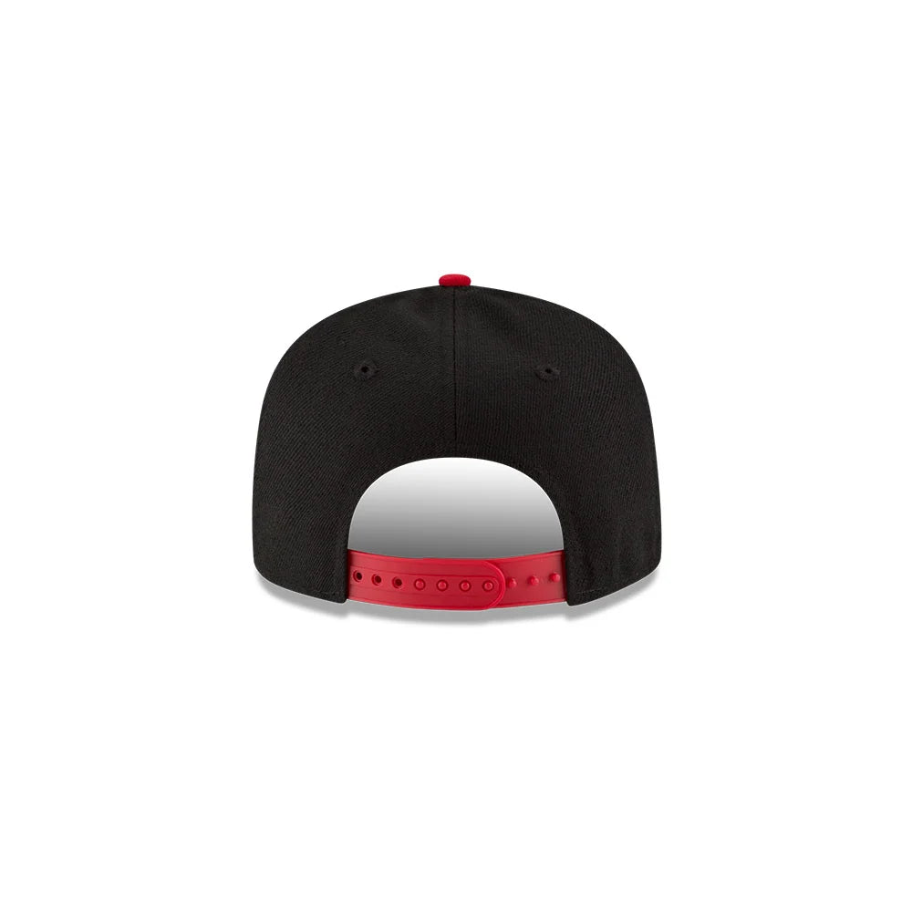 Youth Chicago Bulls 2-Tone Black/Red New Era 9FIFTY Snapback Hat