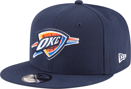 Men’s Oklahoma City Thunder Navy 9FIFTY Snapback Hat By New Era - Pro Jersey Sports