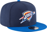 Men’s Oklahoma City Thunder 2 Tone Navy/Blue 9FIFTY Snapback Hat By New Era - Pro Jersey Sports
