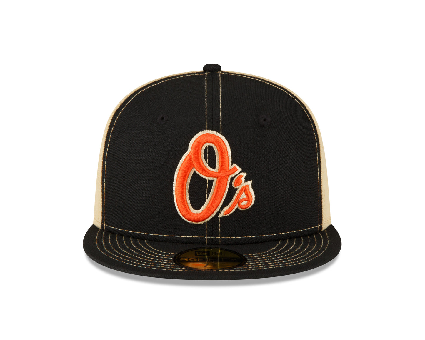 Men's Baltimore Orioles New Era Black/Vegas Gold 59FIFTY Fitted Hat