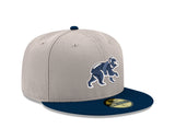 Chicago Cubs Stone/Navy Spring Training Bear New Era 59FIFTY Fitted Hat - Pro Jersey Sports