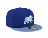 Chicago Cubs Royal/Sky Blue Spring Training Bear New Era 59FIFTY Fitted Hat - Pro Jersey Sports