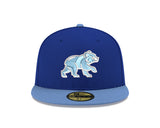 Chicago Cubs Royal/Sky Blue Spring Training Bear New Era 59FIFTY Fitted Hat - Pro Jersey Sports