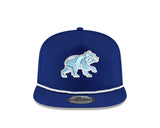 Chicago Cubs New Era Royal Blue Spring Training Bear Golfer Snapback Adjustable Hat - Pro Jersey Sports