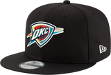 Men’s Oklahoma City Thunder Black 9FIFTY Snapback Hat By New Era - Pro Jersey Sports