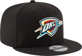 Men’s Oklahoma City Thunder Black 9FIFTY Snapback Hat By New Era - Pro Jersey Sports
