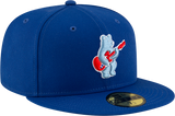 Men's Chicago Cubs New Era Royal Alternate Guitar Bear BP 59FIFTY Fitted Hat - Pro Jersey Sports