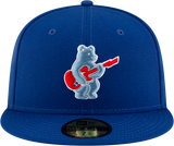 Men's Chicago Cubs New Era Royal Alternate Guitar Bear BP 59FIFTY Fitted Hat - Pro Jersey Sports